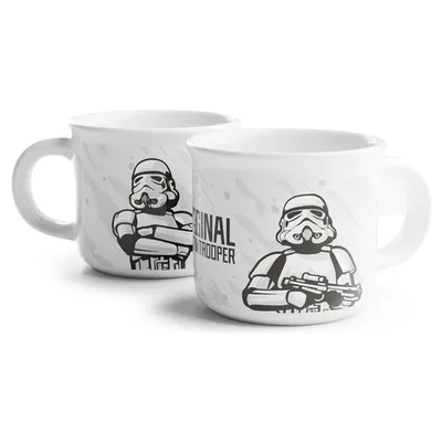 Set 2 tazas cafe Soldado Imperial Stormtrooper Star Wars 100ml
