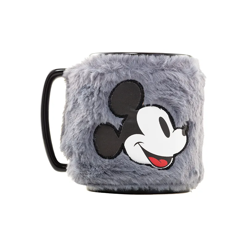 Taza funda de peluche Mickey Disney 440ml