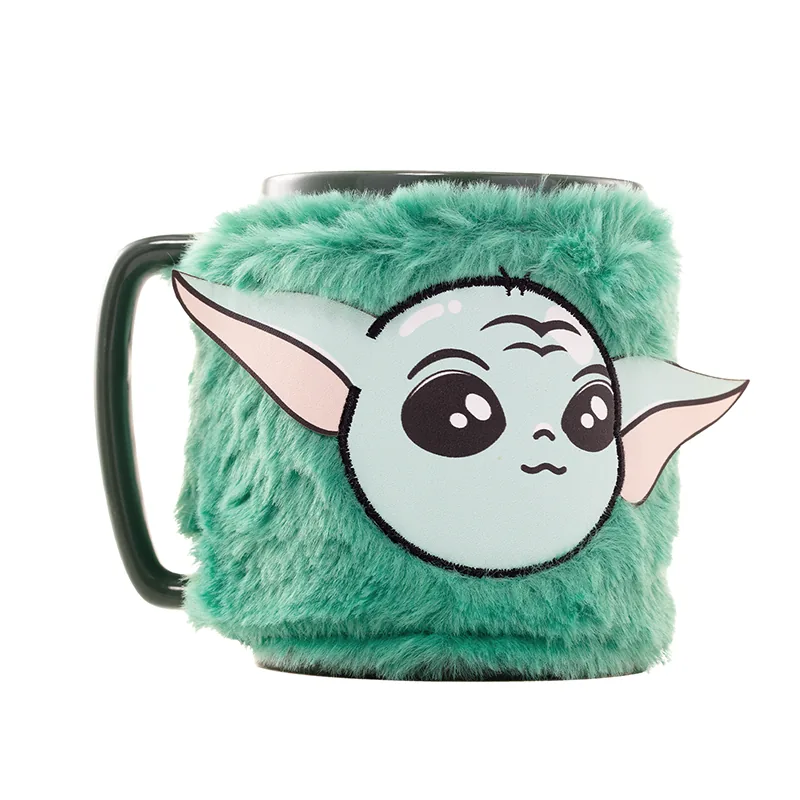 Taza funda de peluche Grogu Mandalorian Star Wars 440ml