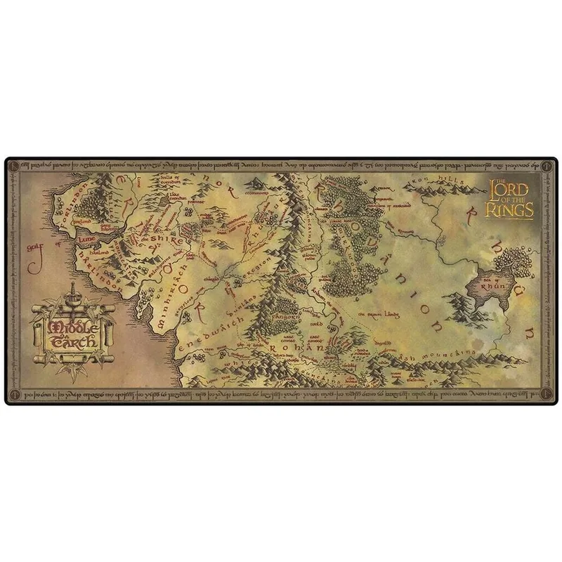 Alfombrilla gaming Mapa El Señor de los Anillos