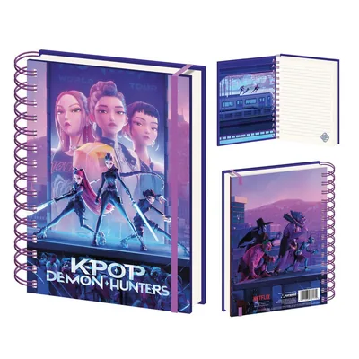 Cuaderno A5 KPop Demon Hunters