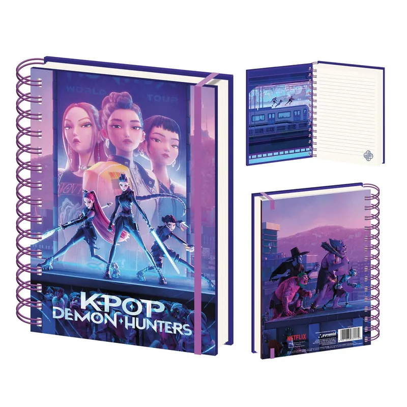 Cuaderno A5 KPop Demon Hunters