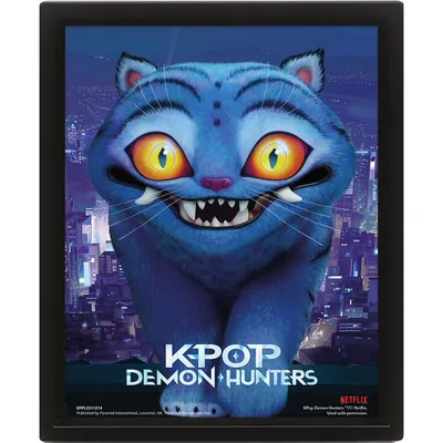 Cuadro 3D Lenticular KPop Derpy Demon Hunters