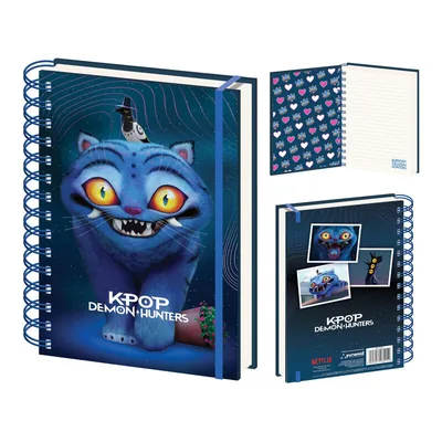 Cuaderno A5 3D lenticular Derpy KPop Demon Hunters