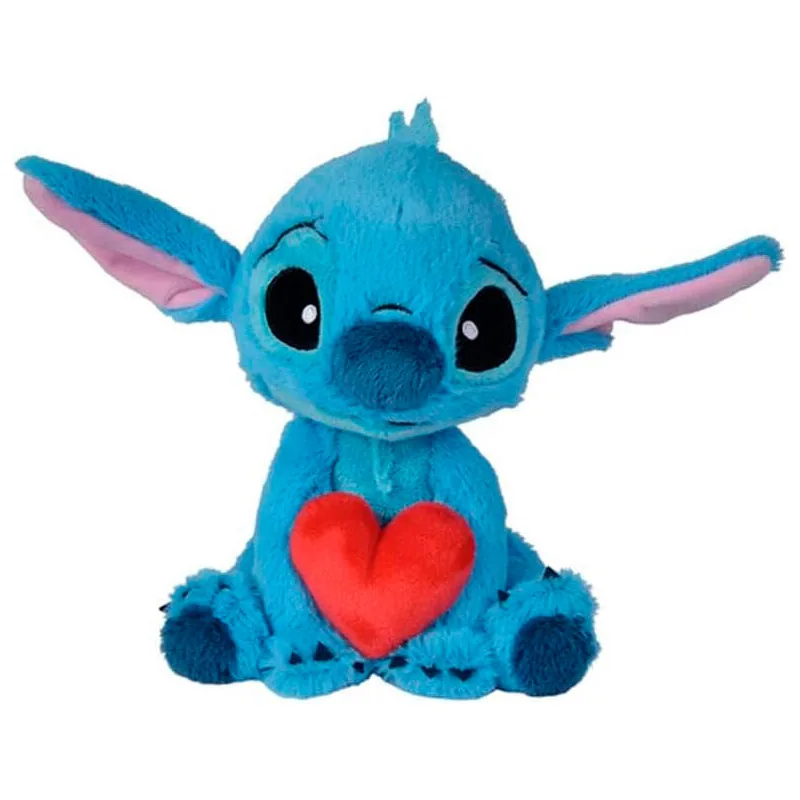 Peluche corazon Stitch Disney 25cm