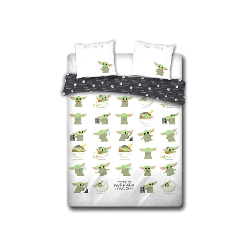 Funda nordica Baby Yoda The Mandalorian Star Wars algodon cama 135cm