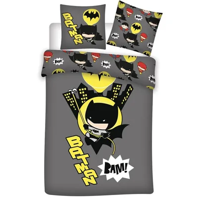 Funda nordica Chibi Batman DC Comics cama 90 microfibra