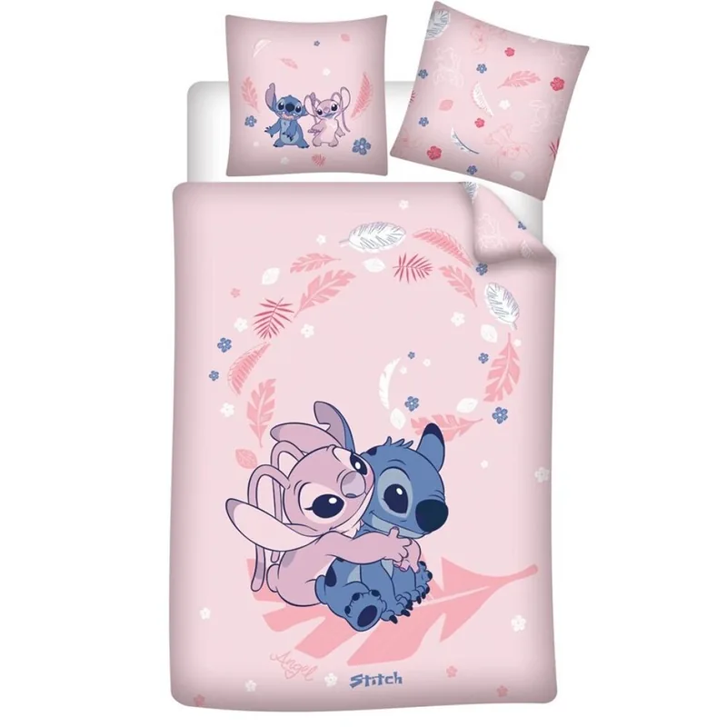 Funda nordica Angel & Stitch Disney cama 90cm policotton