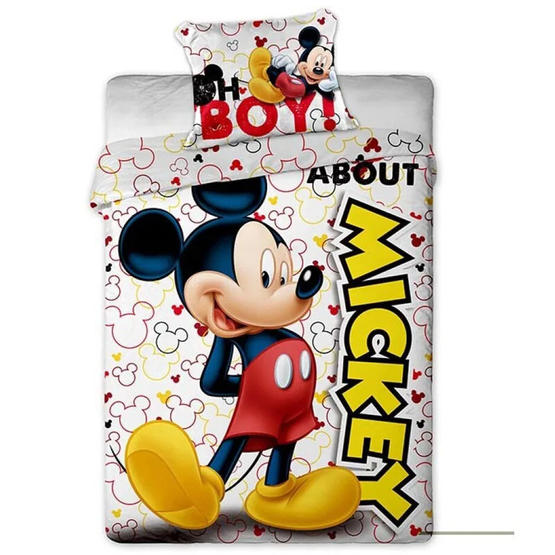 Funda nordica Mickey Disney cama 90cm microfibra