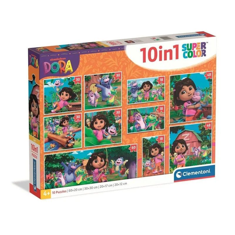 Puzzle 10 en 1 Dora La Exploradora