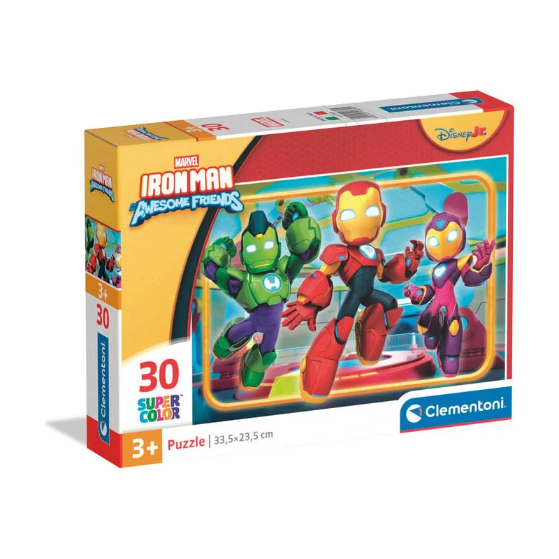 Puzzle Iron Man y Su Superequipo Marvel 30pzs