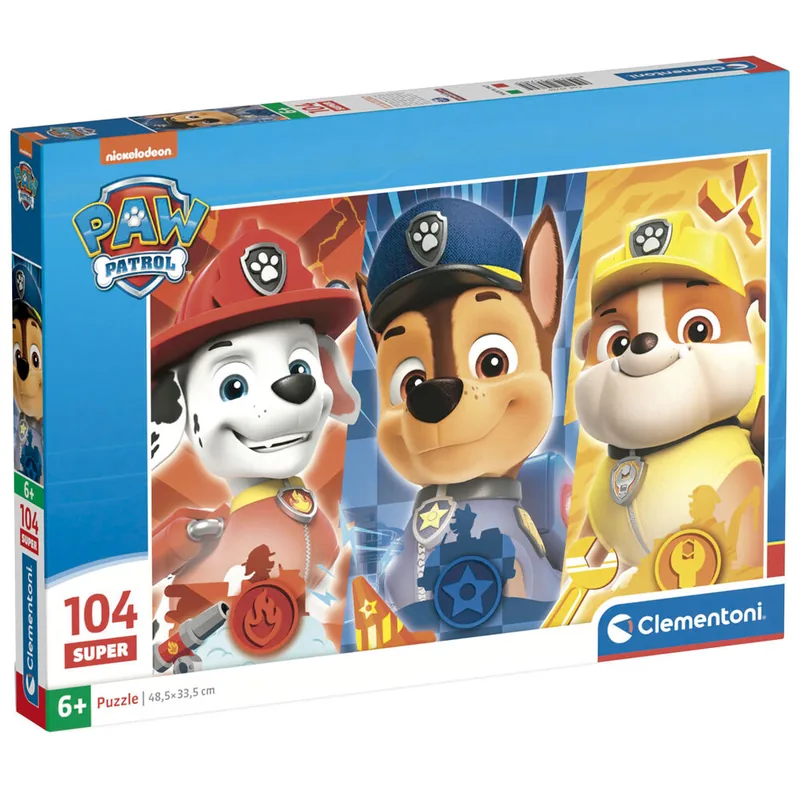 Puzzle super Patrulla Canina Paw Patrol 104pzs