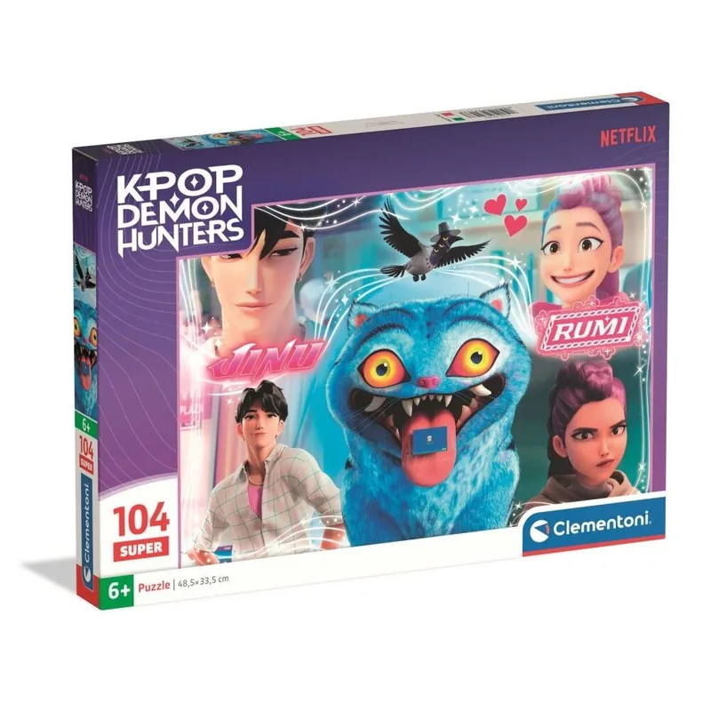 Puzzle 3 Super Kpop Demon Hunters 104pzs