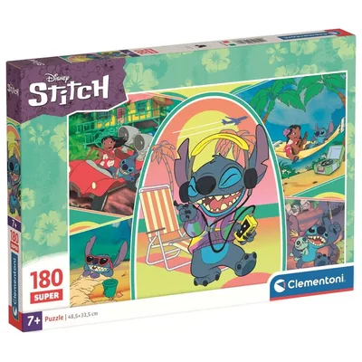 Puzzle super Stitch Disney 180pzs
