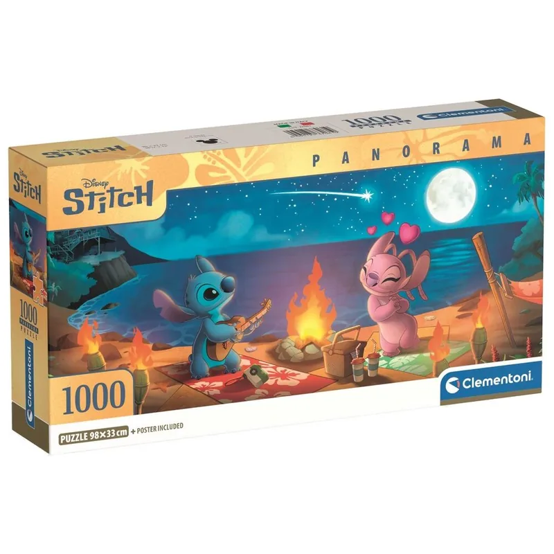 Puzzle Panorama Stitch Disney 1000pzs