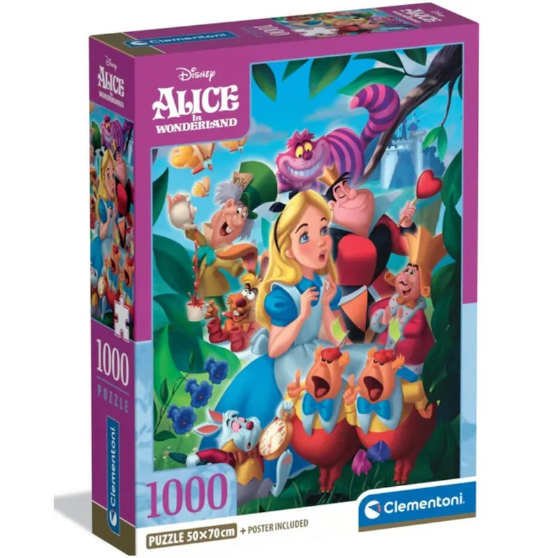 Puzzle Alicia en el Pais de las Maravillas Disney 1000pzs
