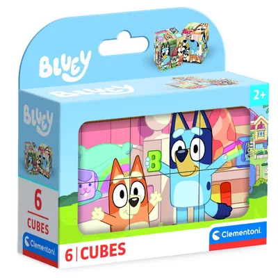 Puzzle cubo Bluey 6pzs