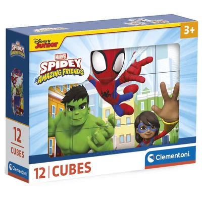 Puzzle cubo Spidey Marvel 12pzs