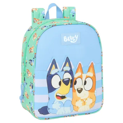 Mochila Sisters Bluey 27cm adaptable