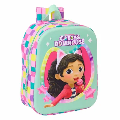 Mochila 3D La Casa de Muñecas de Gabby 27cm
