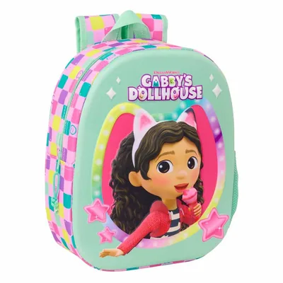 Mochila 3D La Casa de Muñecas de Gabby 33cm