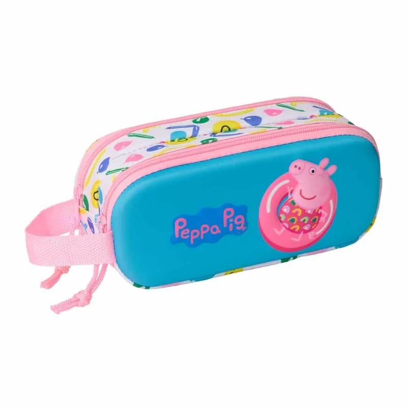 Portatodo 3D Peppa Pig doble