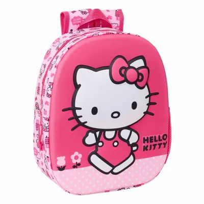Mochila 3D Hello Kitty 33cm