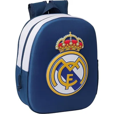 Mochila 3D Real Madrid 33cm