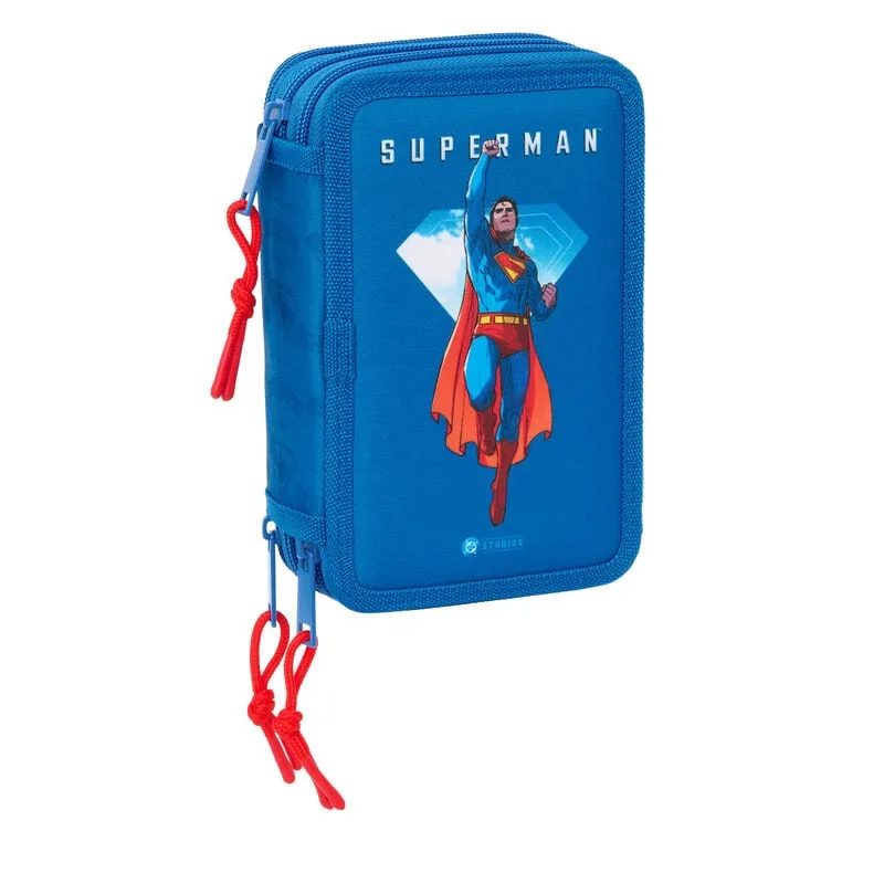 Plumier Superman DC Comics triple 37pzs
