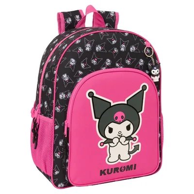 Mochila Kuromi Hello Kitty adaptable 42cm