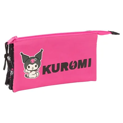 Portatodo Kuromi Hello Kitty triple
