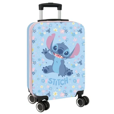 Maleta trolley ABS Happy Stitch Disney 55cm