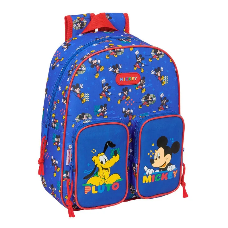 Mochila Today Mickey Disney 34cm adaptable