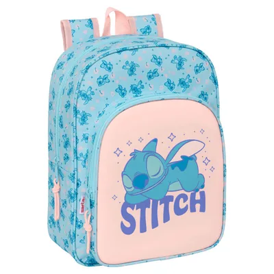 Mochila Ohana Stitch Disney 34cm adaptable