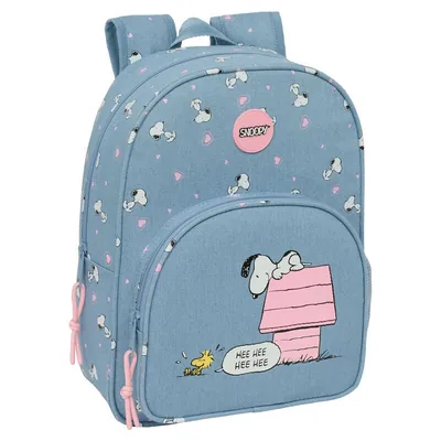 Mochila Snoopy Peanuts 34cm adaptable