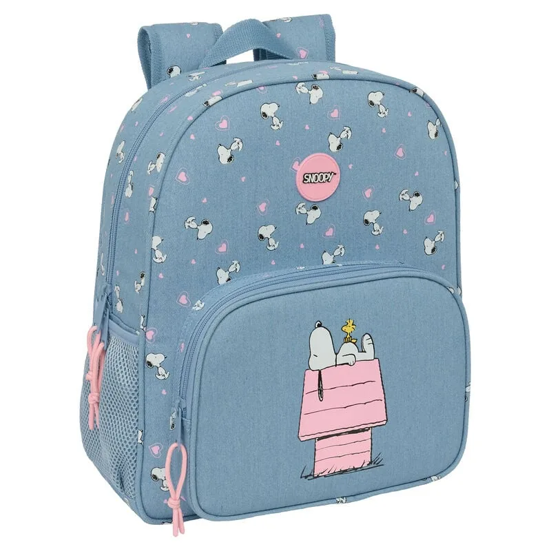 Mochila Snoopy Peanuts 38cm adaptable