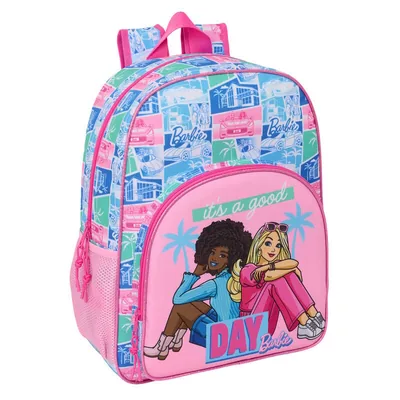 Mochila Good Day Barbie 42cm adaptable