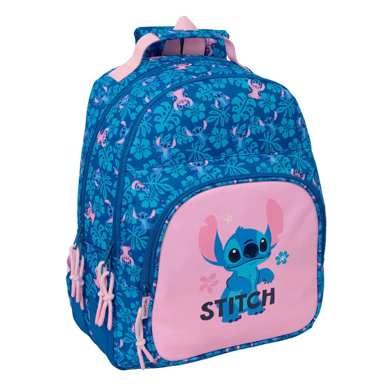 Mochila Angel & Stitch Disney 42cm adaptable