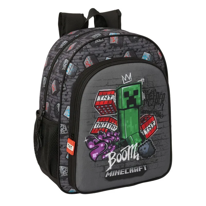 Mochila Graffiti Minecraft 38cm adaptable