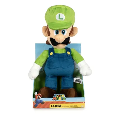 Peluche Jumbo Luigi Super Mario Nintendo 50cm