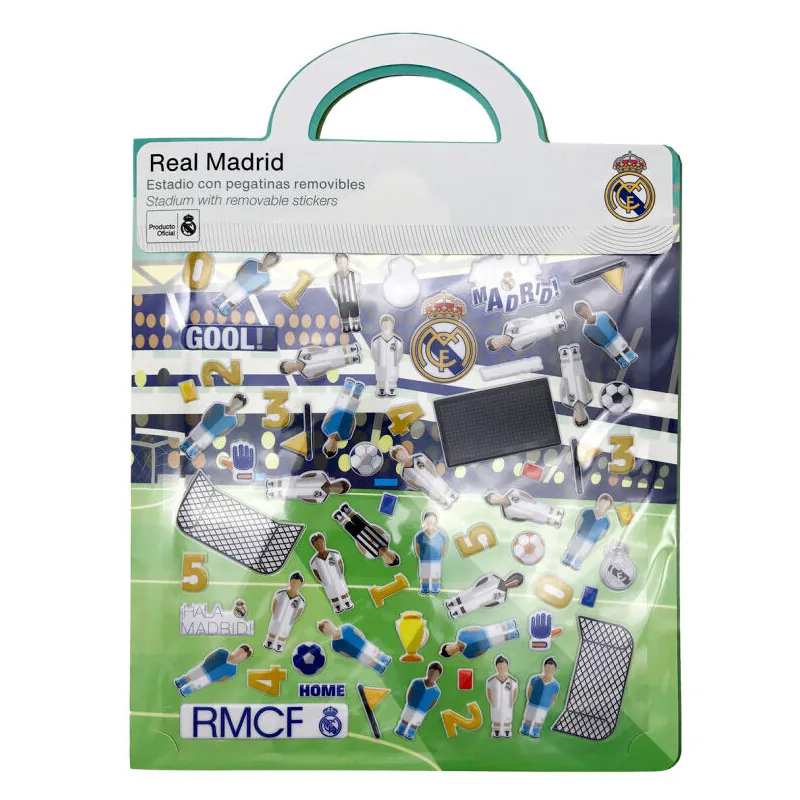 Libro de Pegatinas Reutilizables 3D Estadio Real Madrid