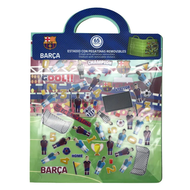 Libro de Pegatinas Reutilizables 3D Estadio FC Barcelona