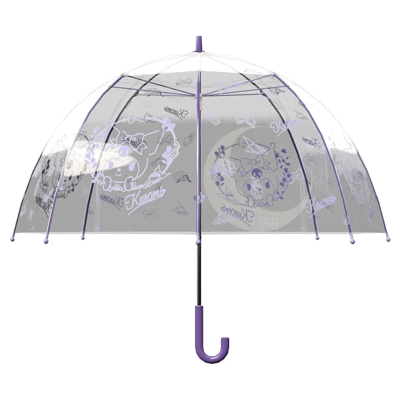 Paraguas burbuja manual Kuromi Hello Kitty 57cm