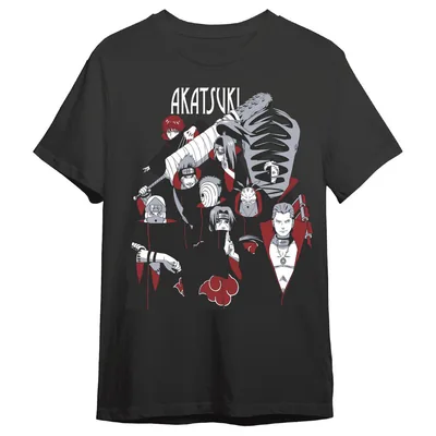 Camiseta Akatsuki Naruto Shippuden adulto