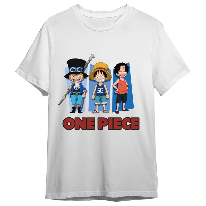 Camiseta Sabo, Monkey D. Luffy & Ace One Piece adulto
