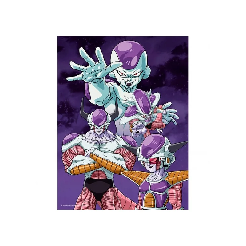Poster cristal Frieza Transformaciones Dragon Ball Z