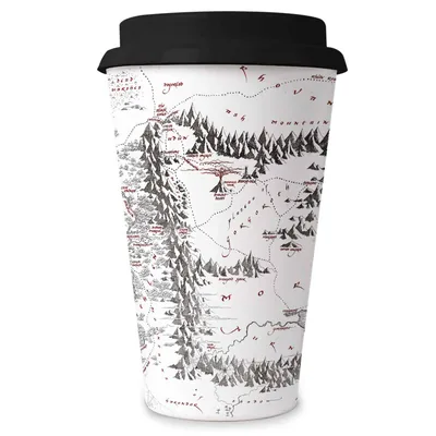 Taza viaje Mapa Mordor El Señor de los Anillos