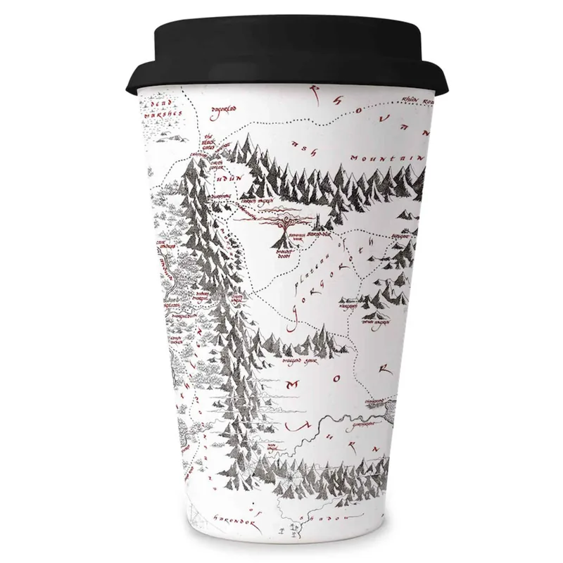 Taza viaje Mapa Mordor El Señor de los Anillos