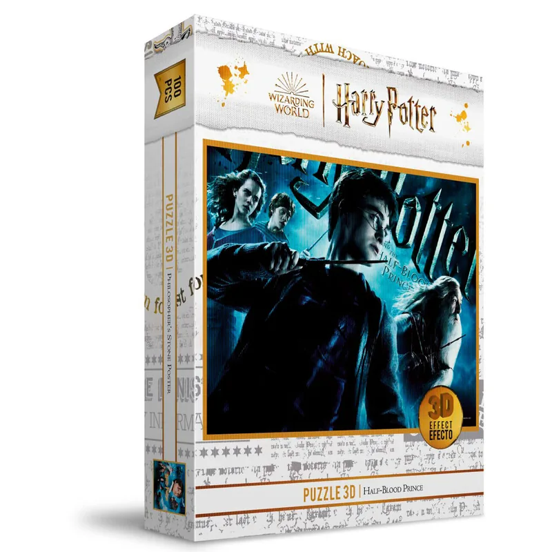 Puzzle Efecto 3D Harry Potter y el Misterio del Principe Harry Potter 100pzs