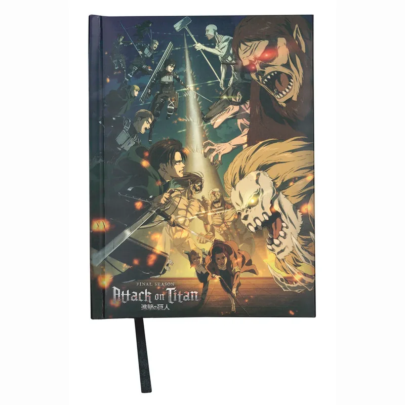 Cuaderno con luz Strugglen Attack on Titans